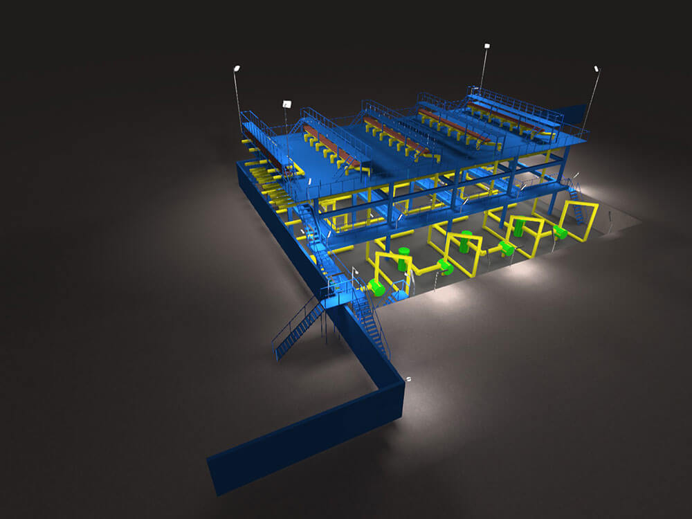 Lighting solution：Netherlands ETT-4（Crude oil treatment area）